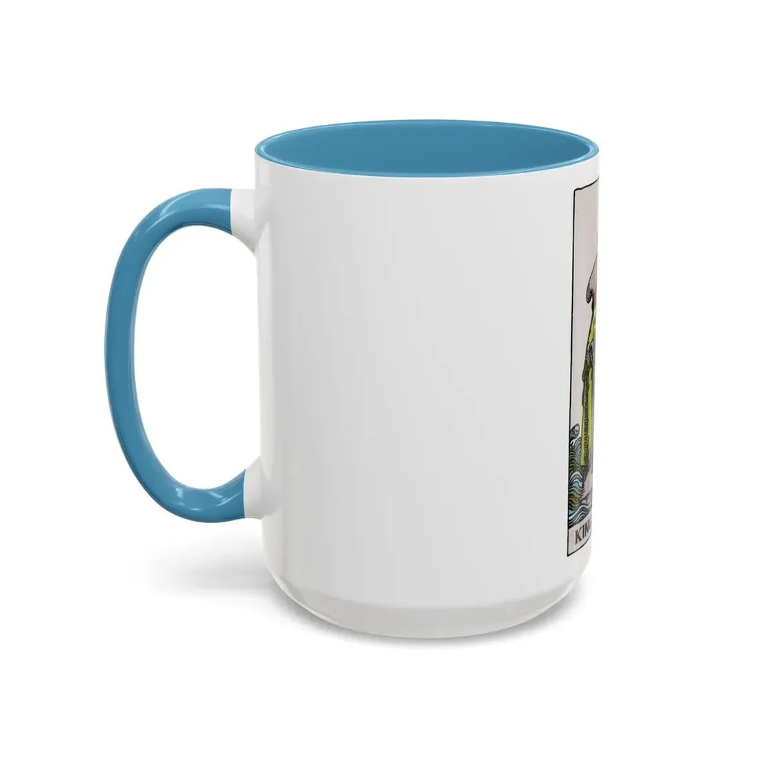 The King of Cups (Tarot Card) Accent Coffee Mug - Go Mug Yourself