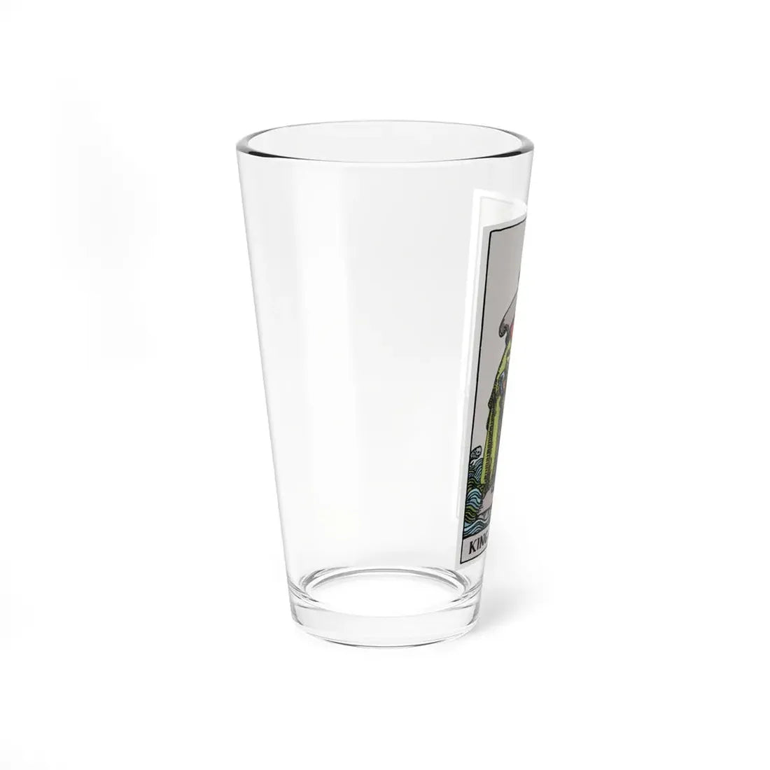 The King of Cups (Tarot Card) Pint Glass 16oz - Go Mug Yourself