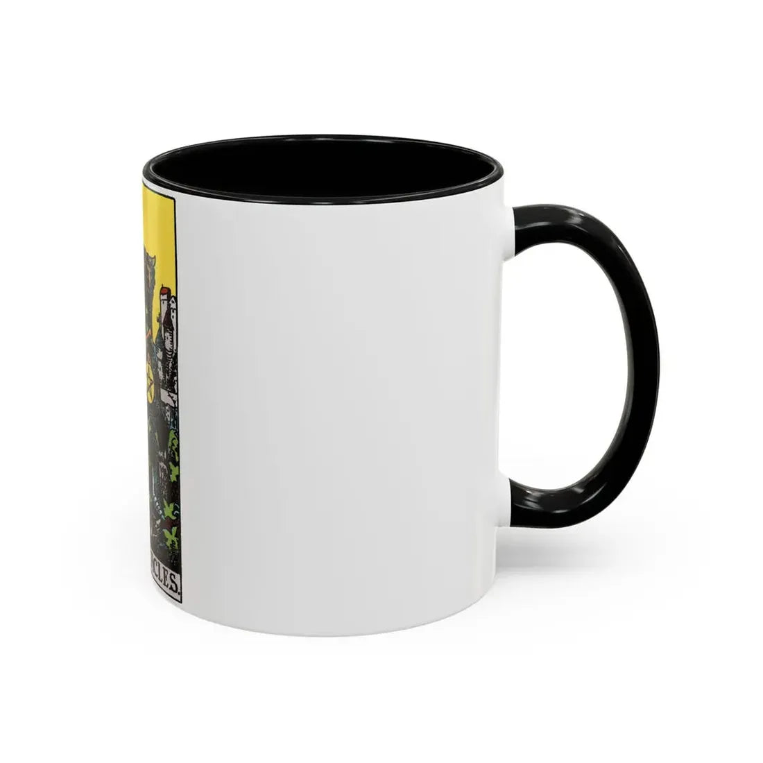 The King of Pentacles (Tarot Card) Accent Coffee Mug - Go Mug Yourself