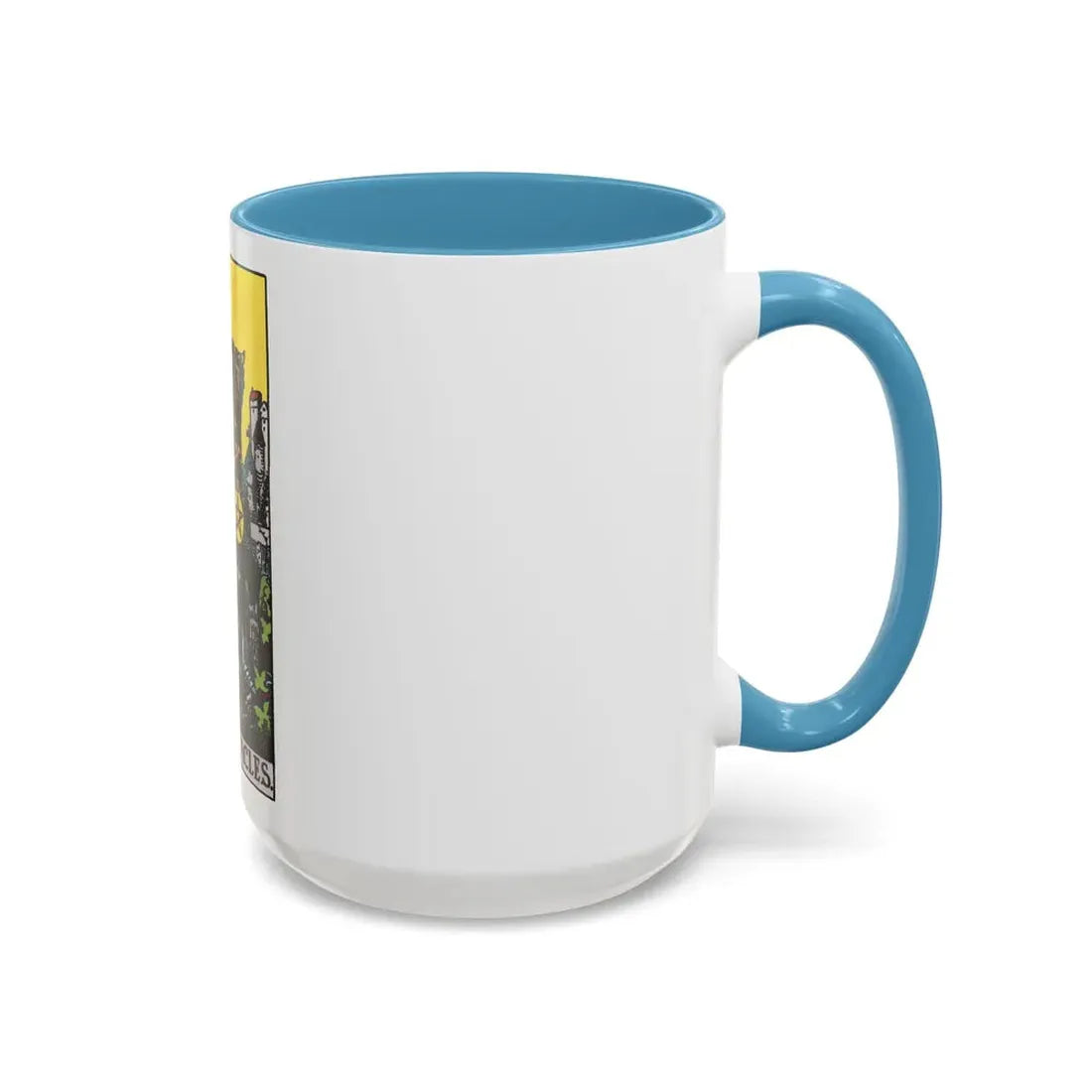 The King of Pentacles (Tarot Card) Accent Coffee Mug - Go Mug Yourself