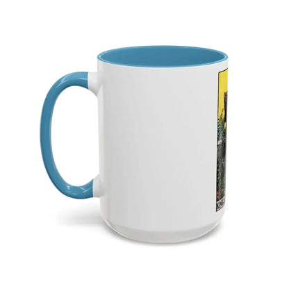 The King of Pentacles (Tarot Card) Accent Coffee Mug - Go Mug Yourself