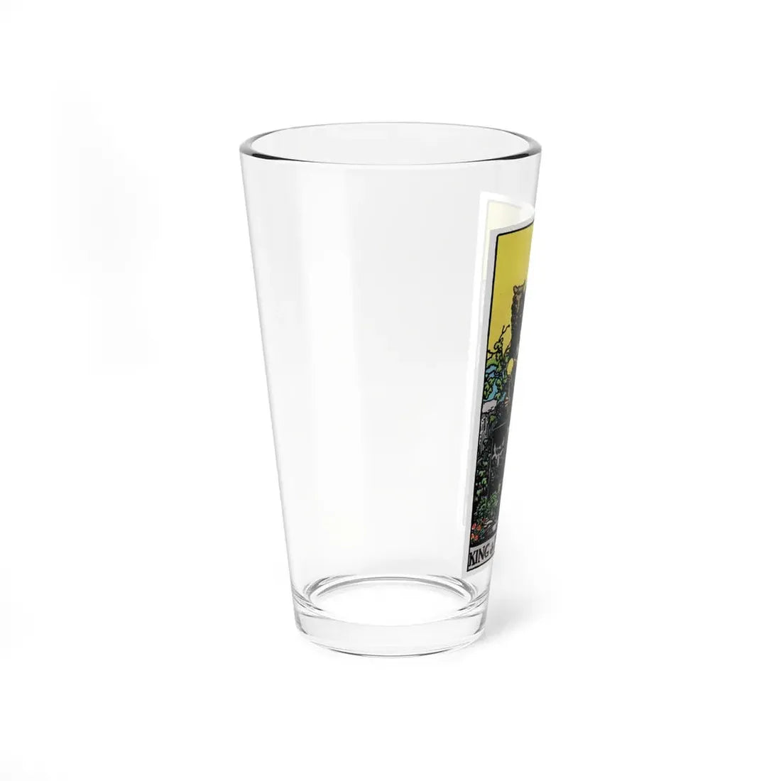 The King of Pentacles (Tarot Card) Pint Glass 16oz - Go Mug Yourself