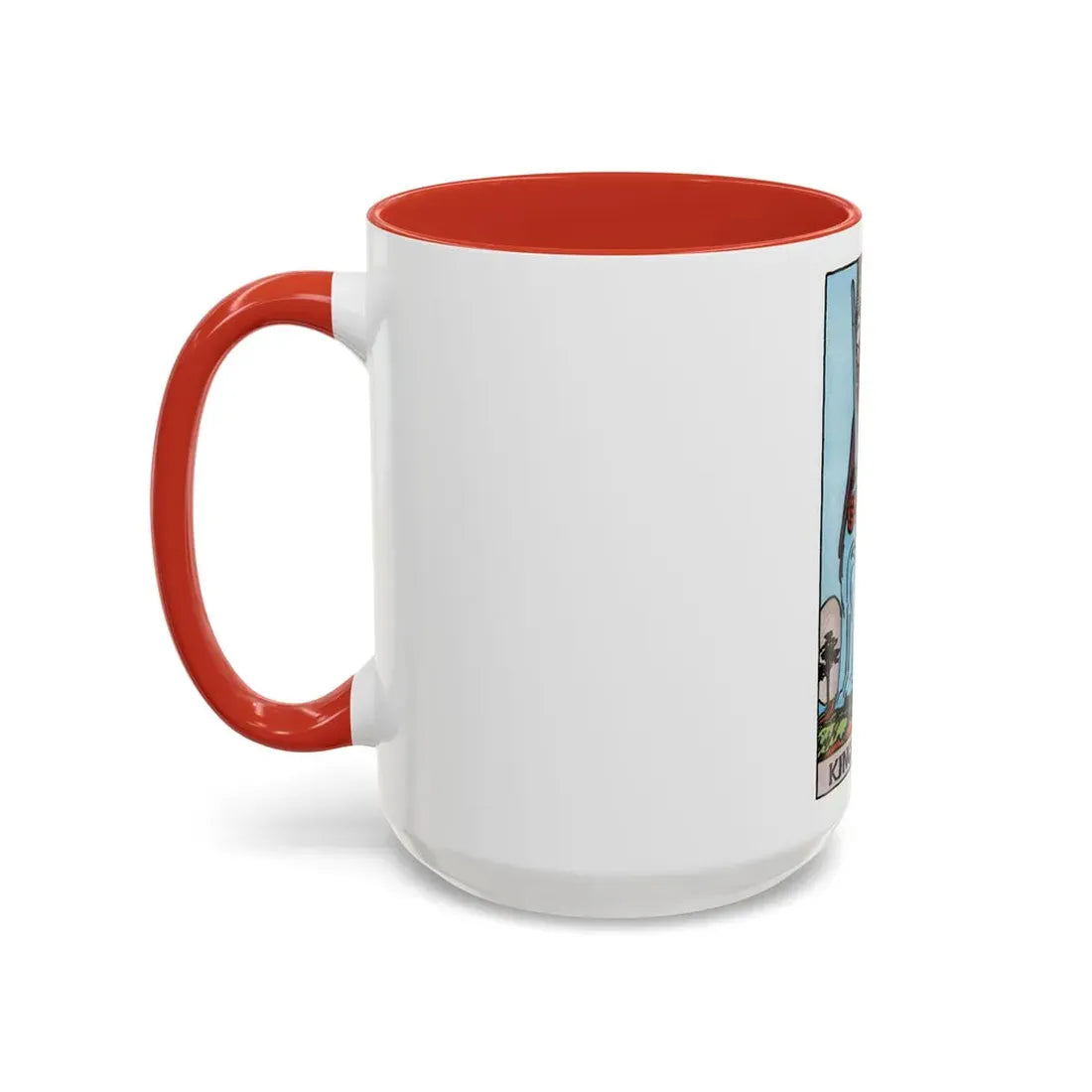 The King of Swords (Tarot Card) Accent Coffee Mug - Go Mug Yourself