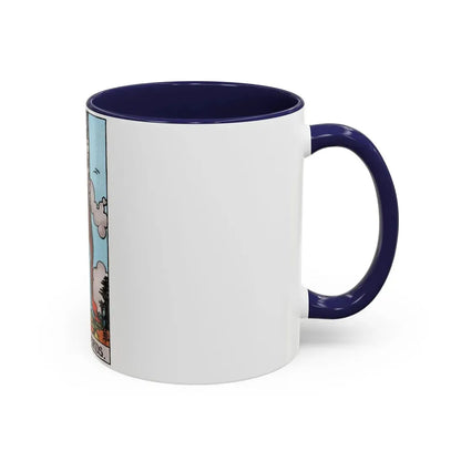 The King of Swords (Tarot Card) Accent Coffee Mug - Go Mug Yourself