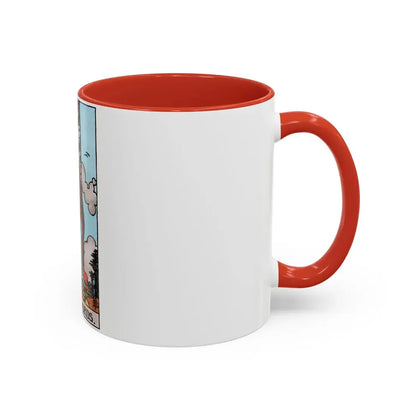 The King of Swords (Tarot Card) Accent Coffee Mug - Go Mug Yourself