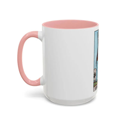 The King of Swords (Tarot Card) Accent Coffee Mug - Go Mug Yourself