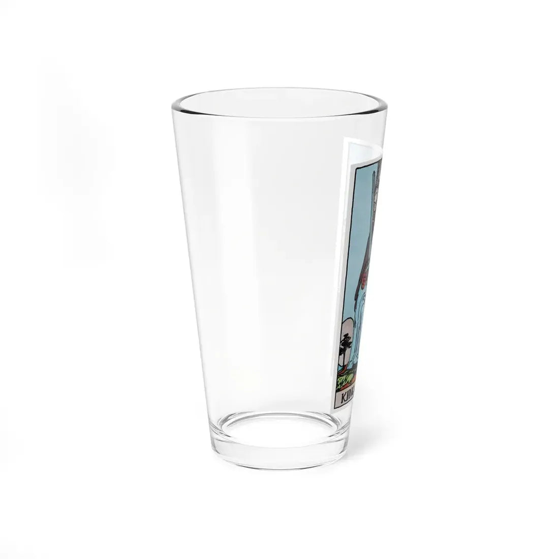 The King of Swords (Tarot Card) Pint Glass 16oz - Go Mug Yourself