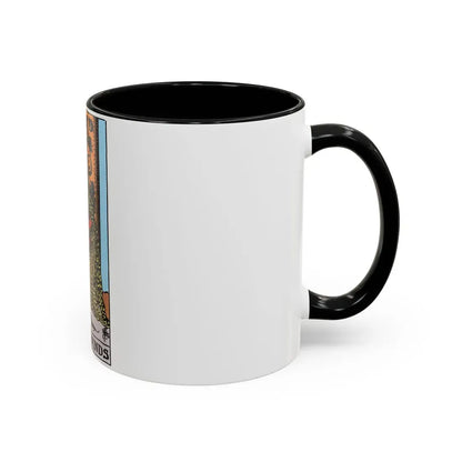 The King of Wands (Tarot Card) Accent Coffee Mug - Go Mug Yourself