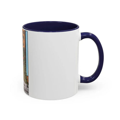The King of Wands (Tarot Card) Accent Coffee Mug - Go Mug Yourself