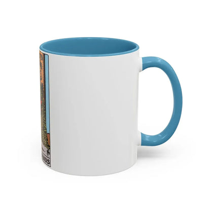 The King of Wands (Tarot Card) Accent Coffee Mug - Go Mug Yourself