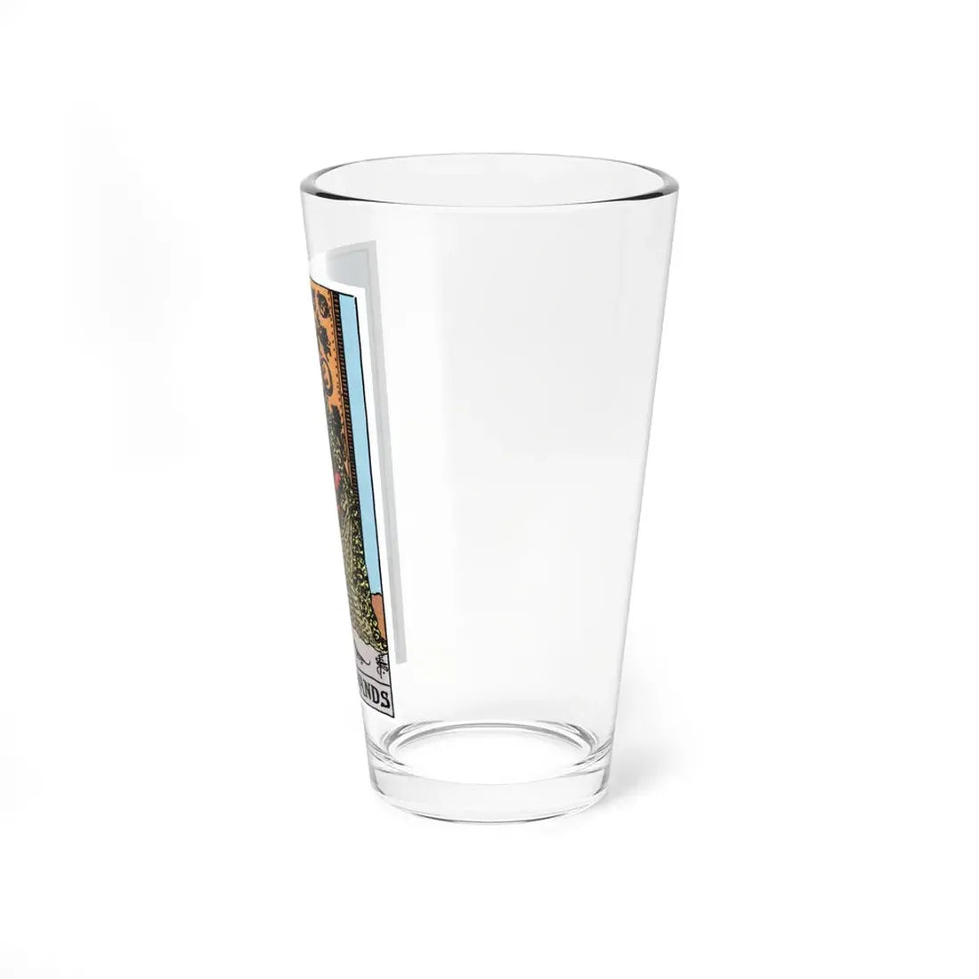 The King of Wands (Tarot Card) Pint Glass 16oz - Go Mug Yourself