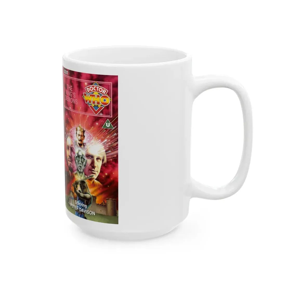 THE KINGS DEMONS (VHS COVER) - White Coffee Mug - Go Mug Yourself