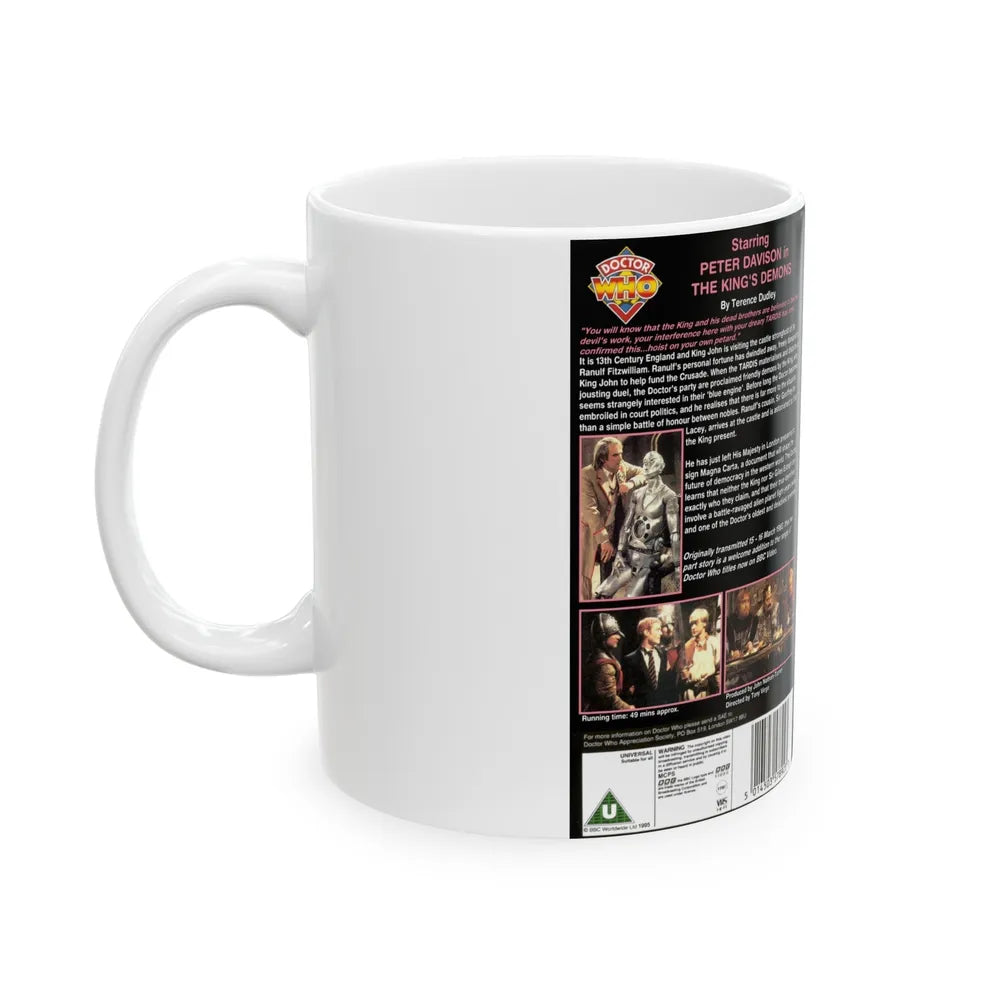 THE KINGS DEMONS (VHS COVER) - White Coffee Mug-Go Mug Yourself