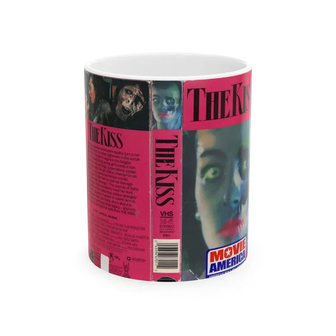 THE KISS (VHS COVER) - White Coffee Mug 11oz - Go Mug Yourself