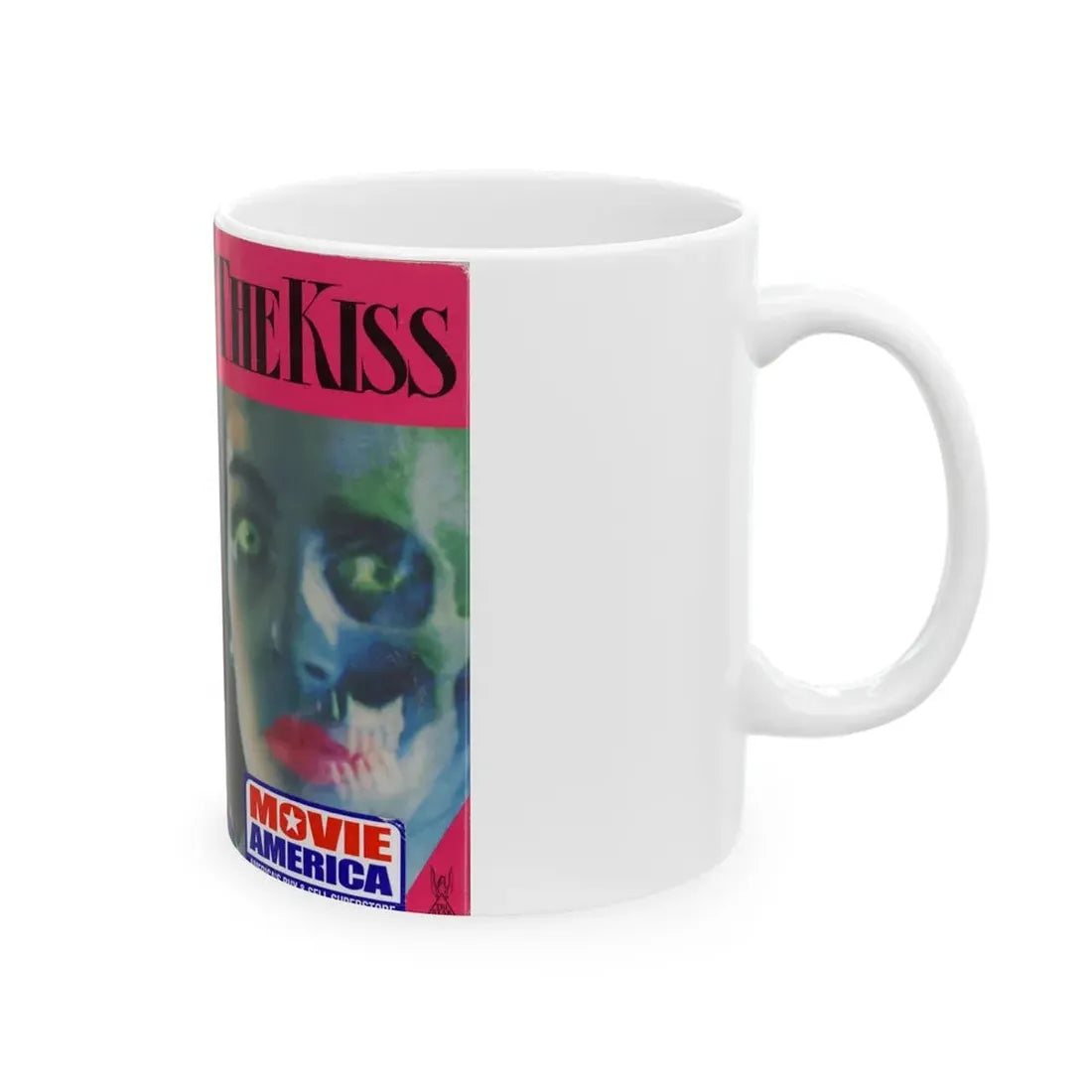 THE KISS (VHS COVER) - White Coffee Mug - Go Mug Yourself