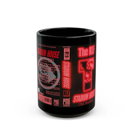THE KLF STADIUM HOUSE THE TRILOGY (VHS COVER) - Black Coffee Mug 15oz - Go Mug Yourself
