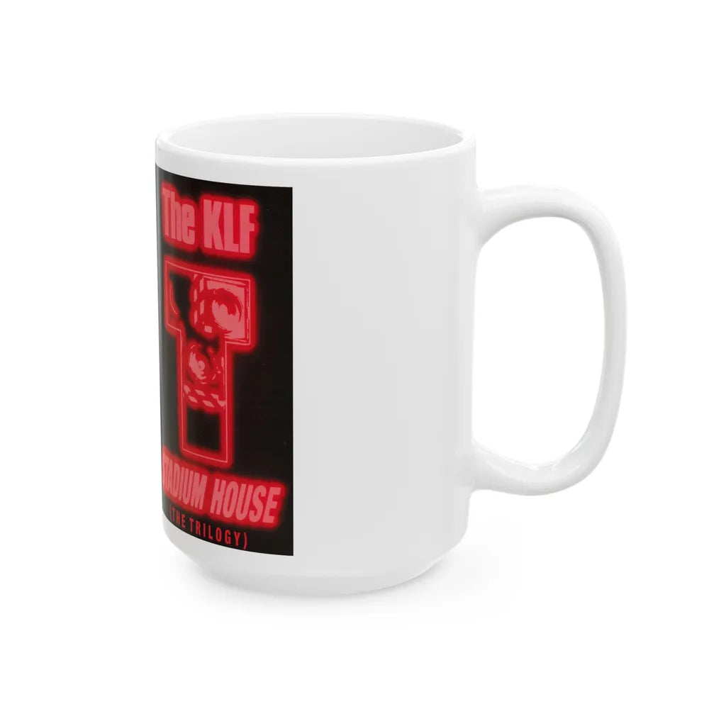 THE KLF STADIUM HOUSE THE TRILOGY (VHS COVER) - White Coffee Mug-Go Mug Yourself