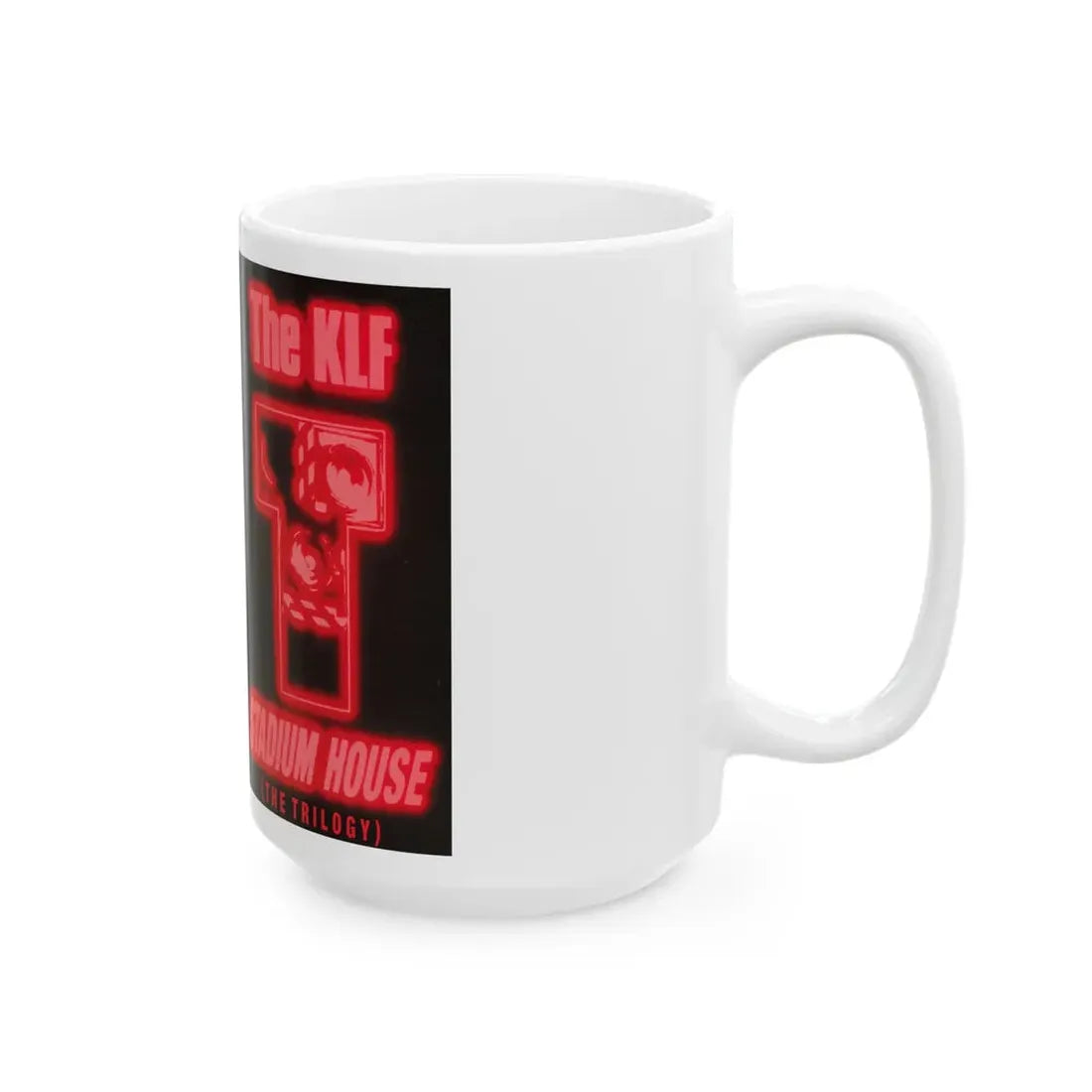 THE KLF STADIUM HOUSE THE TRILOGY (VHS COVER) - White Coffee Mug - Go Mug Yourself
