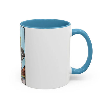 The Knight of Cups (Tarot Card) Accent Coffee Mug - Go Mug Yourself