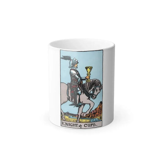 The Knight of Cups (Tarot Card) Color Changing Mug 11oz Default Title - Go Mug Yourself