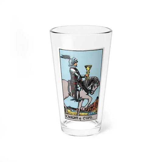 The Knight of Cups (Tarot Card) Pint Glass 16oz 16oz - Go Mug Yourself