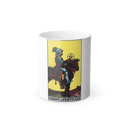 The Knight of Pentacles (Tarot Card) Color Changing Mug 11oz-Go Mug Yourself