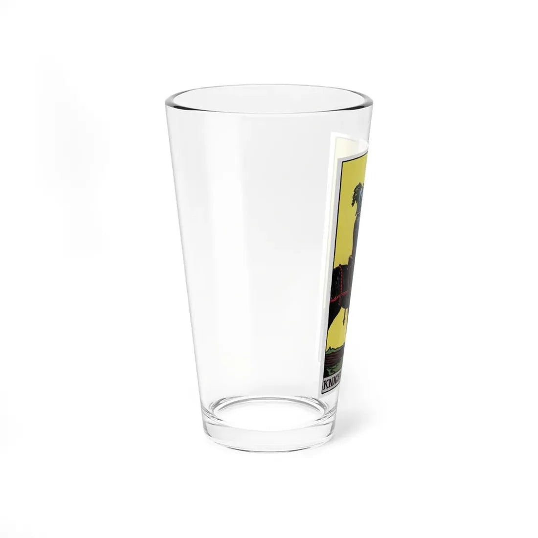 The Knight of Pentacles (Tarot Card) Pint Glass 16oz - Go Mug Yourself