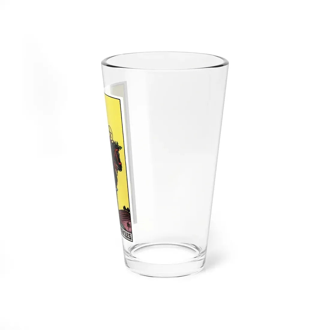The Knight of Pentacles (Tarot Card) Pint Glass 16oz - Go Mug Yourself