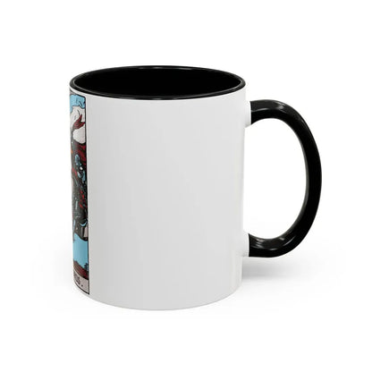The Knight of Swords (Tarot Card) Accent Coffee Mug - Go Mug Yourself