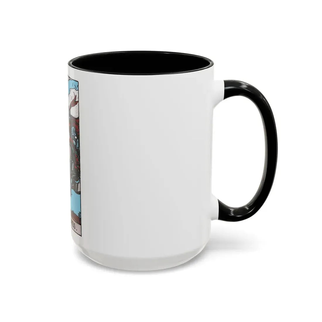 The Knight of Swords (Tarot Card) Accent Coffee Mug - Go Mug Yourself