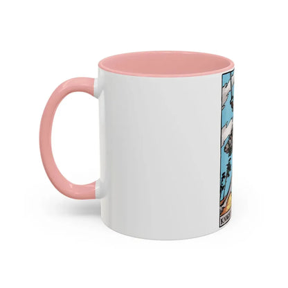 The Knight of Swords (Tarot Card) Accent Coffee Mug - Go Mug Yourself
