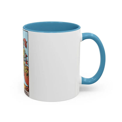 The Knight of Wands (Tarot Card) Accent Coffee Mug - Go Mug Yourself