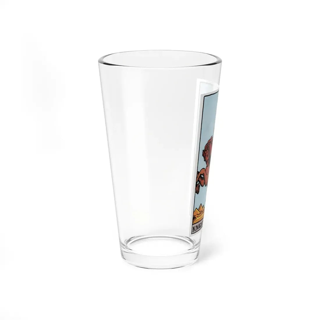 The Knight of Wands (Tarot Card) Pint Glass 16oz - Go Mug Yourself