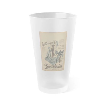 THE LADY AND THE MONSTER (2) 1944 Movie Poster - Frosted Pint Glass 16oz-16oz-Frosted-Go Mug Yourself