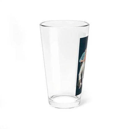 The Lady is a Lush by Orrie Hitt, original book cover, 1960 - Pint Glass 16oz - Go Mug Yourself