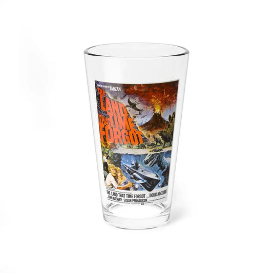 THE LAND THAT TIME FORGOT 1974 Movie Poster - Pint Glass 16oz 16oz - Go Mug Yourself
