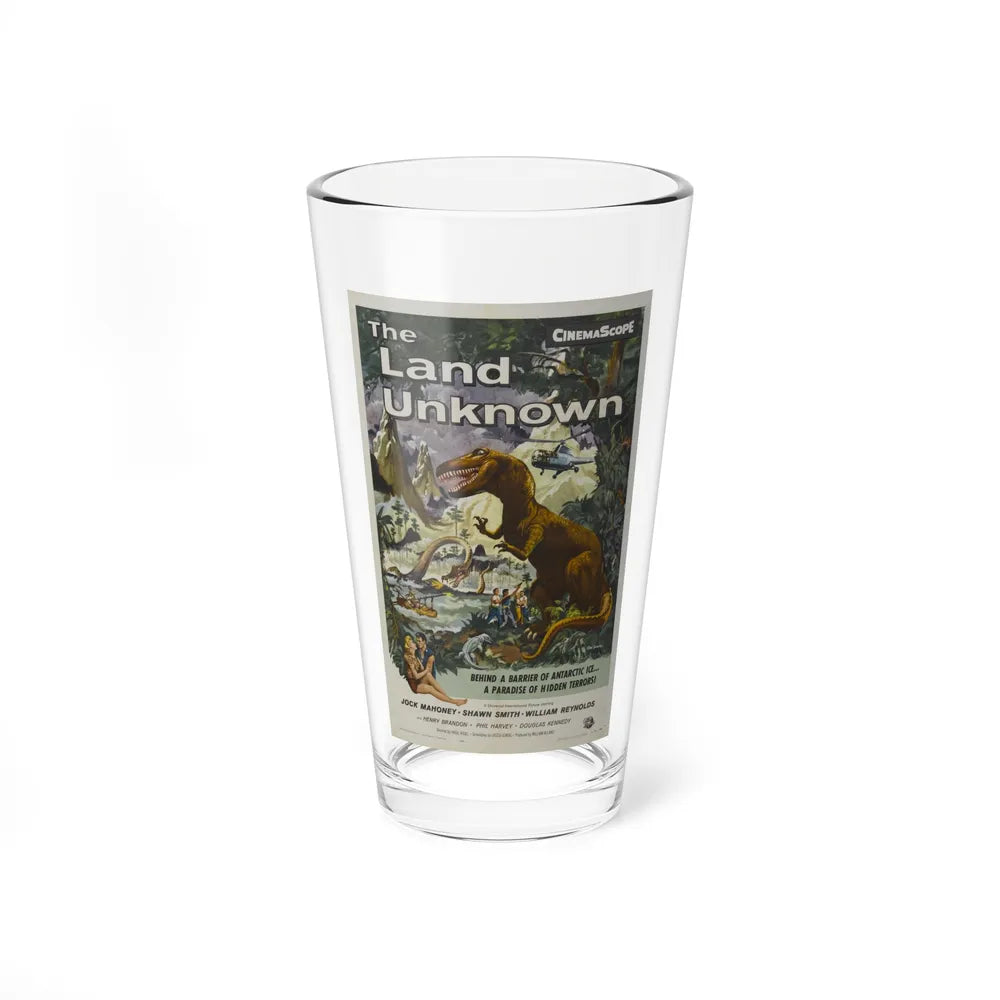 THE LAND UNKNOWN 1957 Movie Poster - Pint Glass 16oz-16oz-Go Mug Yourself