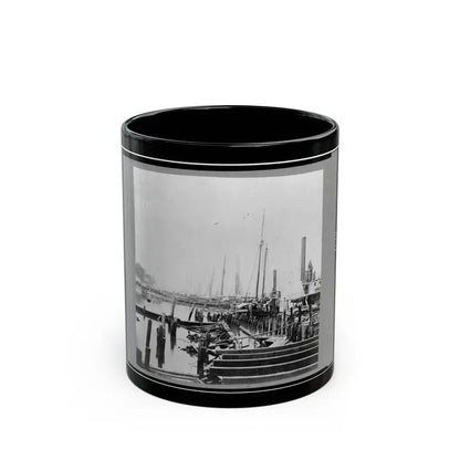 The Landing At City Point, Virginia (U.S. Civil War) Black Coffee Mug 11oz - Go Mug Yourself
