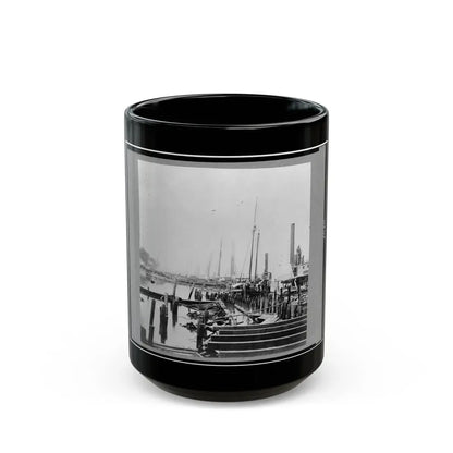 The Landing At City Point, Virginia (U.S. Civil War) Black Coffee Mug 15oz - Go Mug Yourself