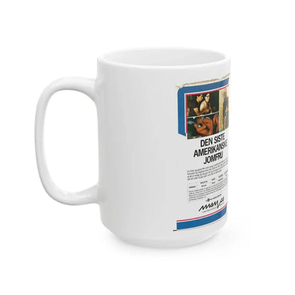 THE LAST AMERICAN VIRGIN (VHS COVER) - White Coffee Mug - Go Mug Yourself