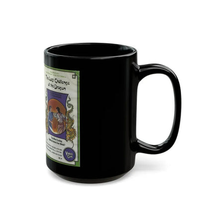 THE LAST CHALLENGE OF THE DRAGON CLAMSHELL (VHS COVER) - Black Coffee Mug - Go Mug Yourself