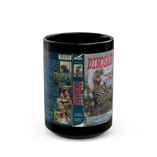 THE LAST DINOSAUR (VHS COVER) - Black Coffee Mug 15oz - Go Mug Yourself