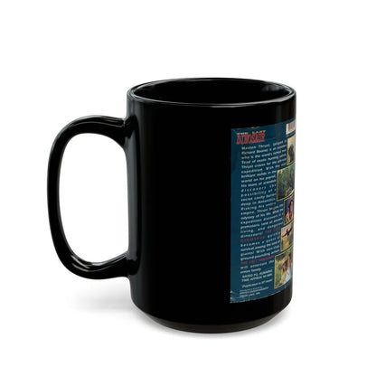 THE LAST DINOSAUR (VHS COVER) - Black Coffee Mug-Go Mug Yourself