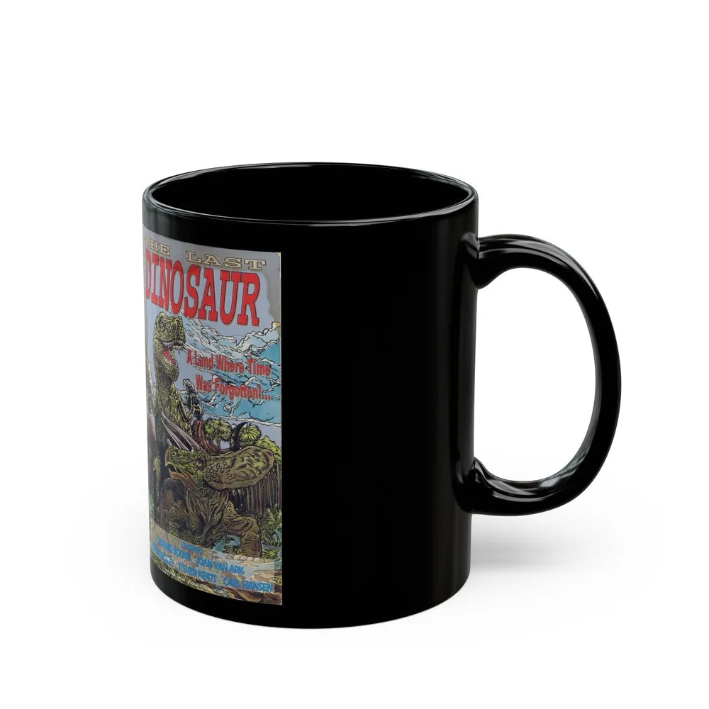 THE LAST DINOSAUR (VHS COVER) - Black Coffee Mug-Go Mug Yourself