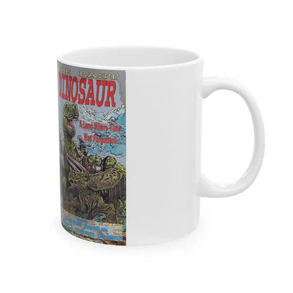 THE LAST DINOSAUR (VHS COVER) - White Coffee Mug - Go Mug Yourself