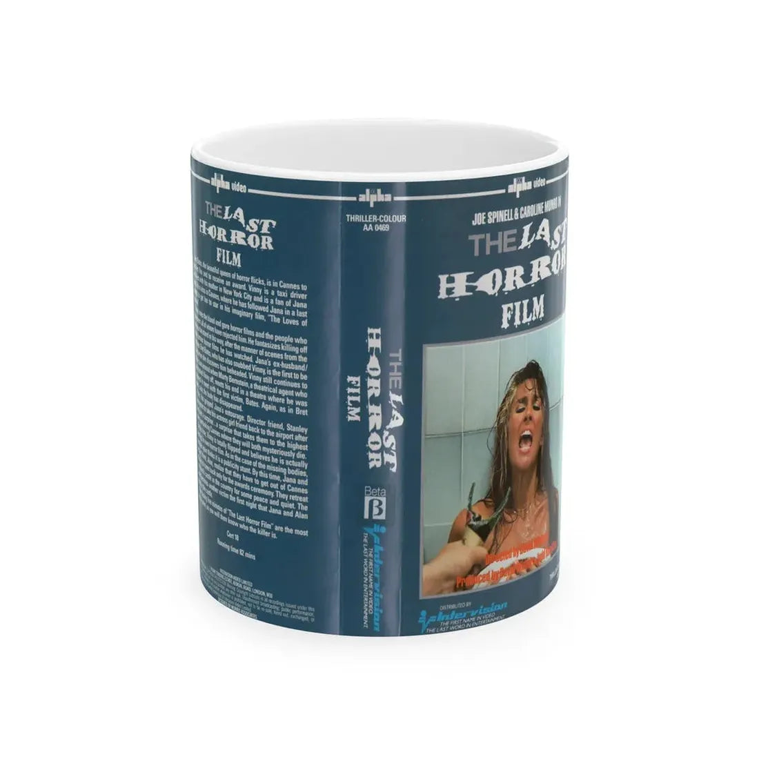 THE LAST HORROR FILM (VHS COVER) - White Coffee Mug 11oz - Go Mug Yourself