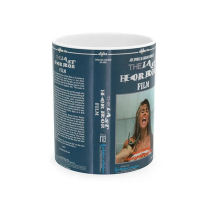 THE LAST HORROR FILM (VHS COVER) - White Coffee Mug 11oz - Go Mug Yourself