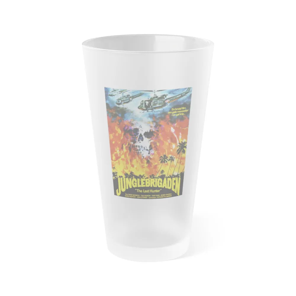 THE LAST HUNTER (2) 1980 Movie Poster - Frosted Pint Glass 16oz-16oz-Frosted-Go Mug Yourself