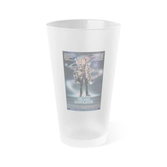 THE LAST STARFIGHTER (TEASER) 1984 Movie Poster - Frosted Pint Glass 16oz-16oz-Frosted-Go Mug Yourself