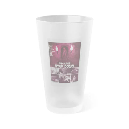 THE LAST STEP DOWN 1970 Movie Poster - Frosted Pint Glass 16oz 16oz Frosted - Go Mug Yourself